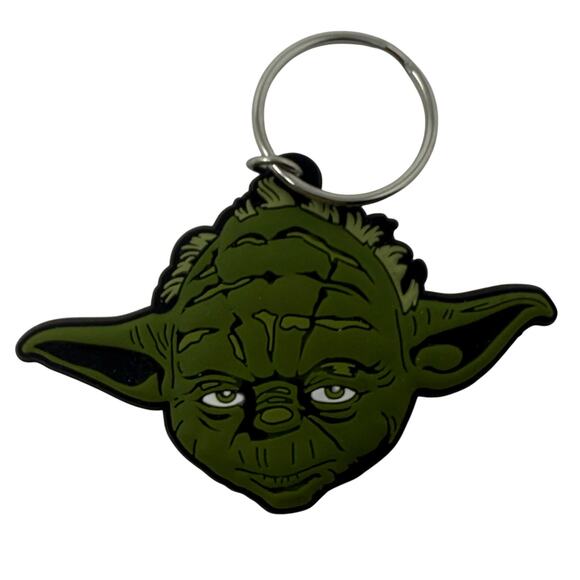 Lucas Film Star Wars 3D Yoda and R2-D2 Rubber Keychains (Set of 2) - Picture 2 of 5